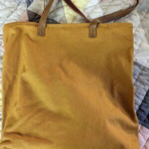 L.L Bean Leather Handled Tote Bag